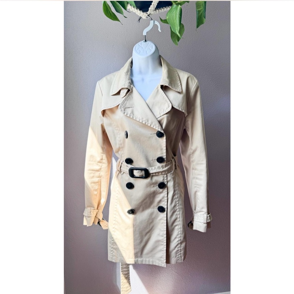 H&M Beige Trench coat - Picture 2 of 6